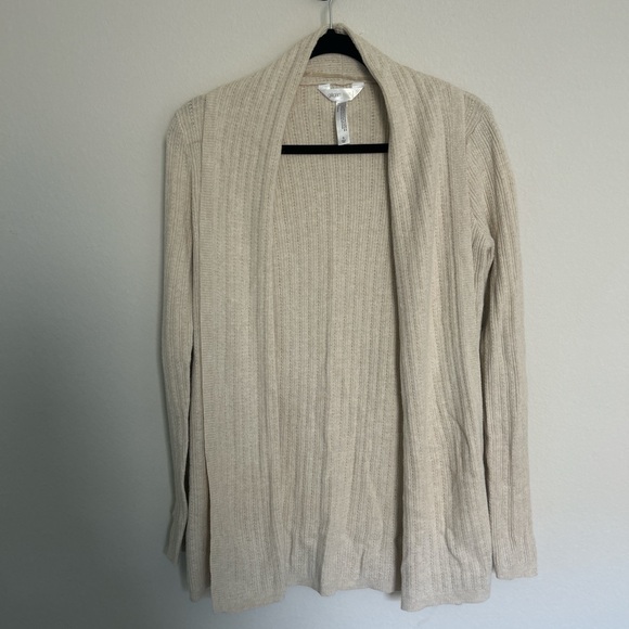 Women's Cream and Tan Cardigan - Picture 1 of 5